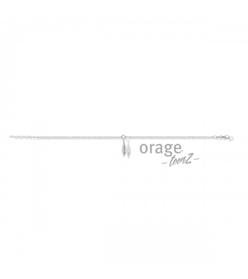 Bracelet Cheville Argent - Orage - Collection TeenZ