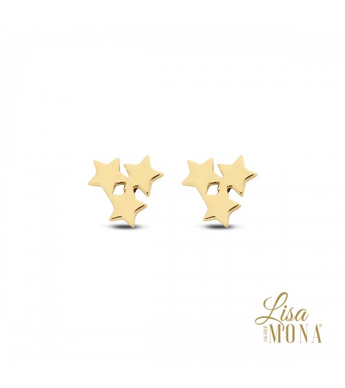 Boucles or jaune 14 carats - Lisa Mona