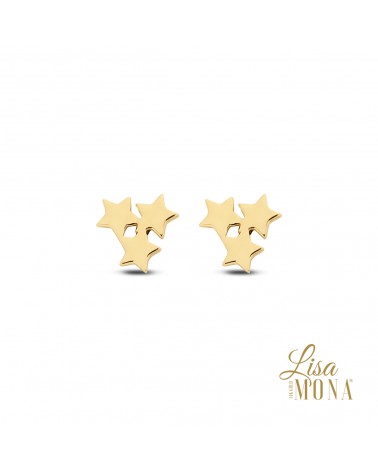 Boucles or jaune 14 carats - Lisa Mona