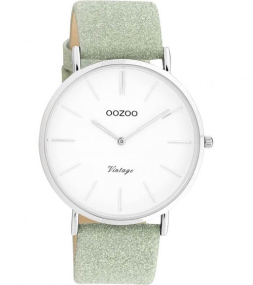 Montre OOZOO - Vintage series - Virdigan green/white