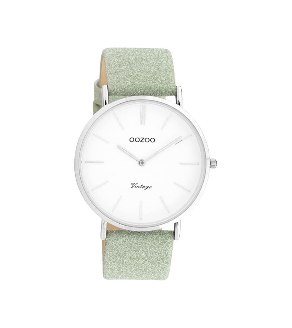 Montre OOZOO - Vintage series - Virdigan green/white