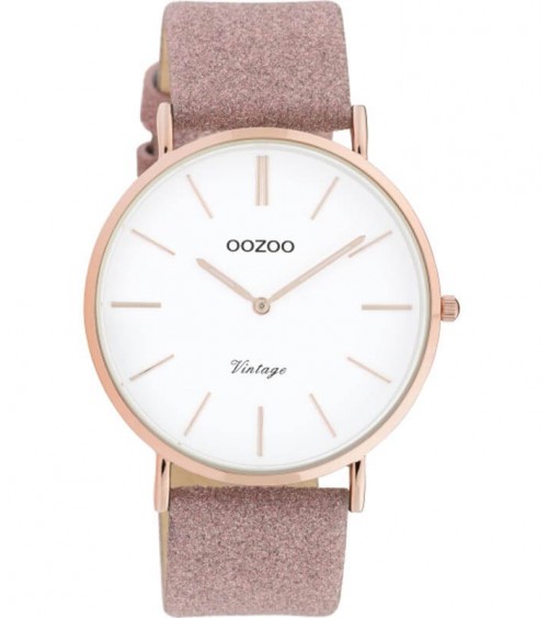 Montre OOZOO - Vintage series - Old pink/white