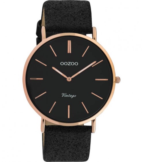 Montre OOZOO - Vintage series - Black/black