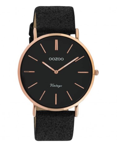 Montre OOZOO - Vintage series - Black/black