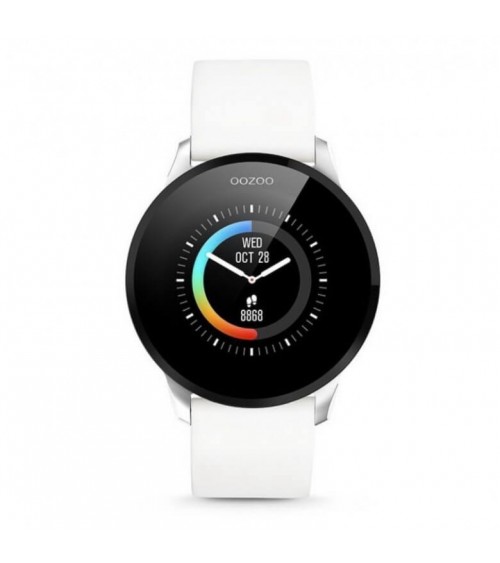 Montre OOZOO - Smartwatch - White/Silver