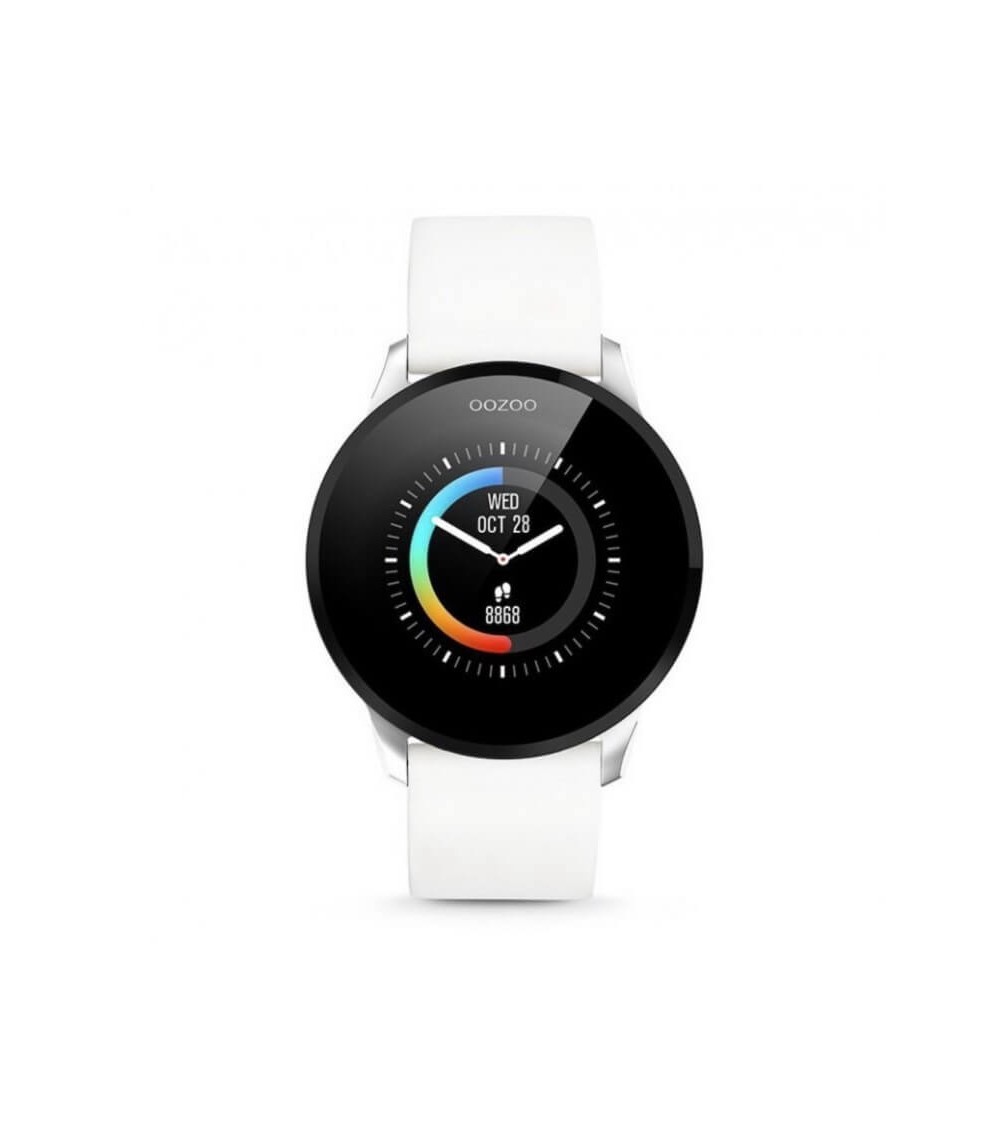 Montre OOZOO - Smartwatch - White/Silver
