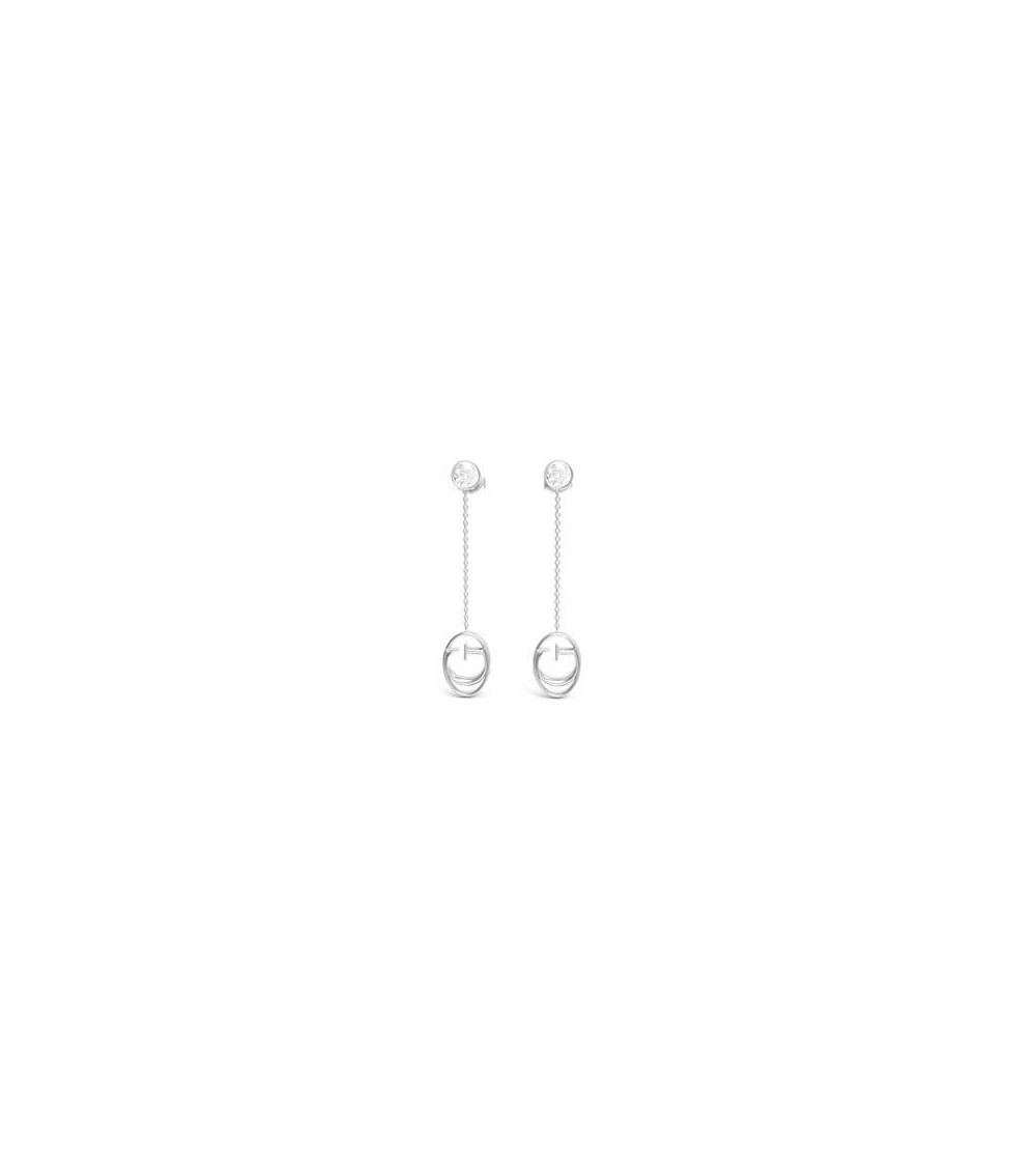 Boucles d'oreilles Guess - Collection Acier - Finition argentée