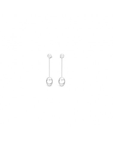 Boucles d'oreilles Guess - Collection Acier - Finition argentée