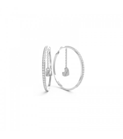 Boucles d'oreilles Guess - Collection Acier - Finition argentée