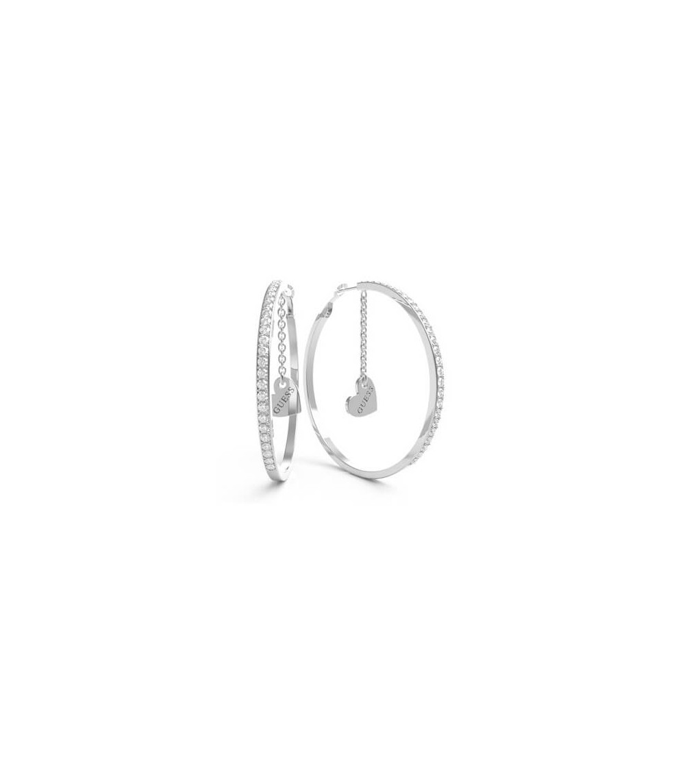 Boucles d'oreilles Guess - Collection Acier - Finition argentée