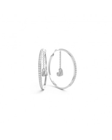 Boucles d'oreilles Guess - Collection Acier - Finition argentée