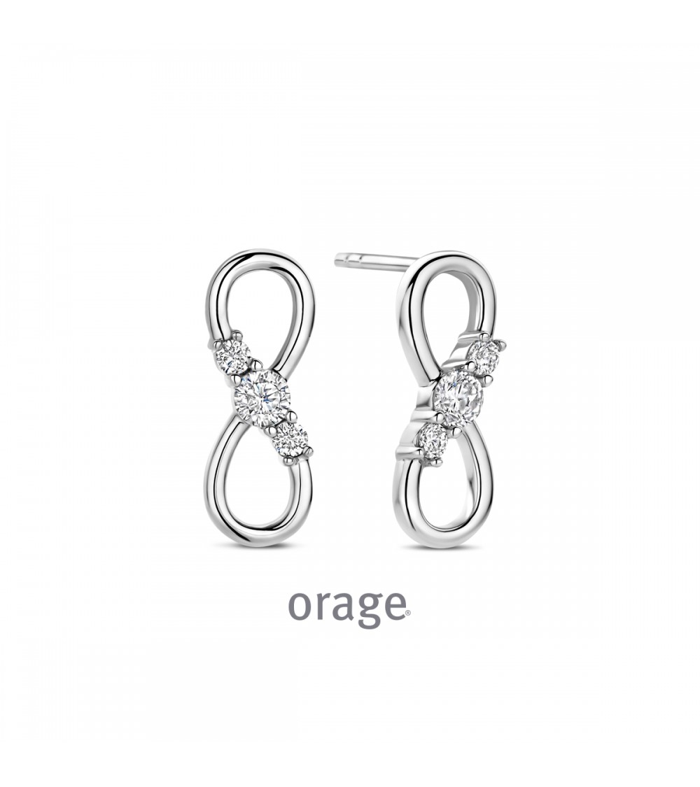 Boucles d'oreilles Orage argent pour femmes - Bijouterie Cécile