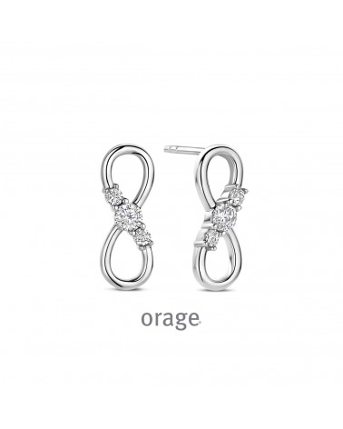 Boucles d'oreilles Orage argent pour femmes - Bijouterie Cécile