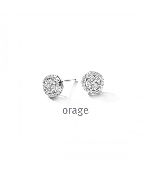 Boucles d'oreilles argent pour femmes - Orage - Bijouterie Cécile