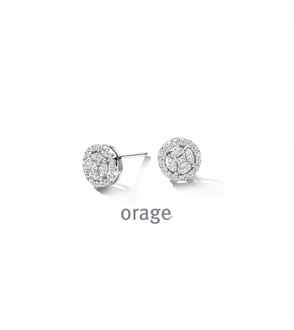 Boucles d'oreilles argent pour femmes - Orage - Bijouterie Cécile