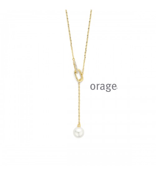 Collier Orage plaqué or pour femmes - Bijouterie Cécile