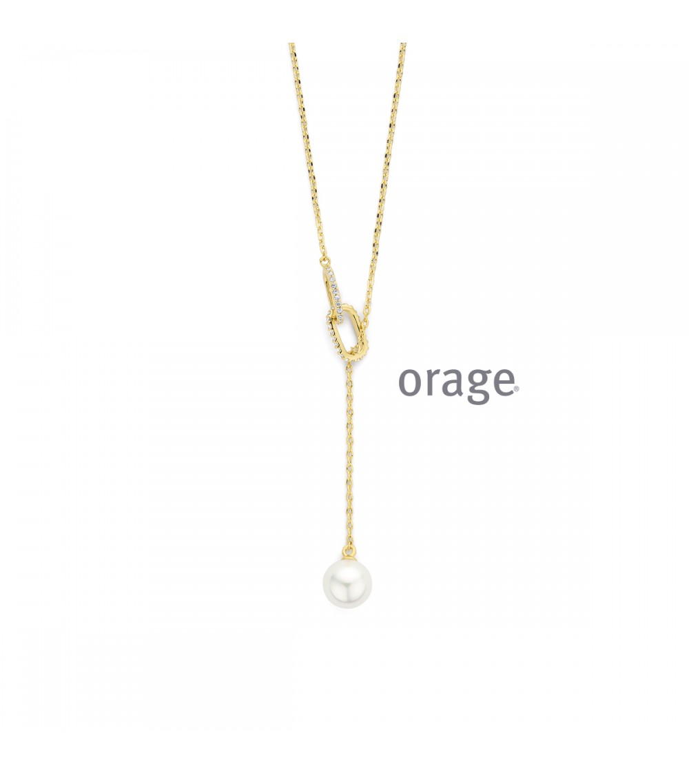 Collier Orage plaqué or pour femmes - Bijouterie Cécile