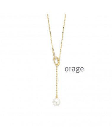 Collier Orage plaqué or pour femmes - Bijouterie Cécile