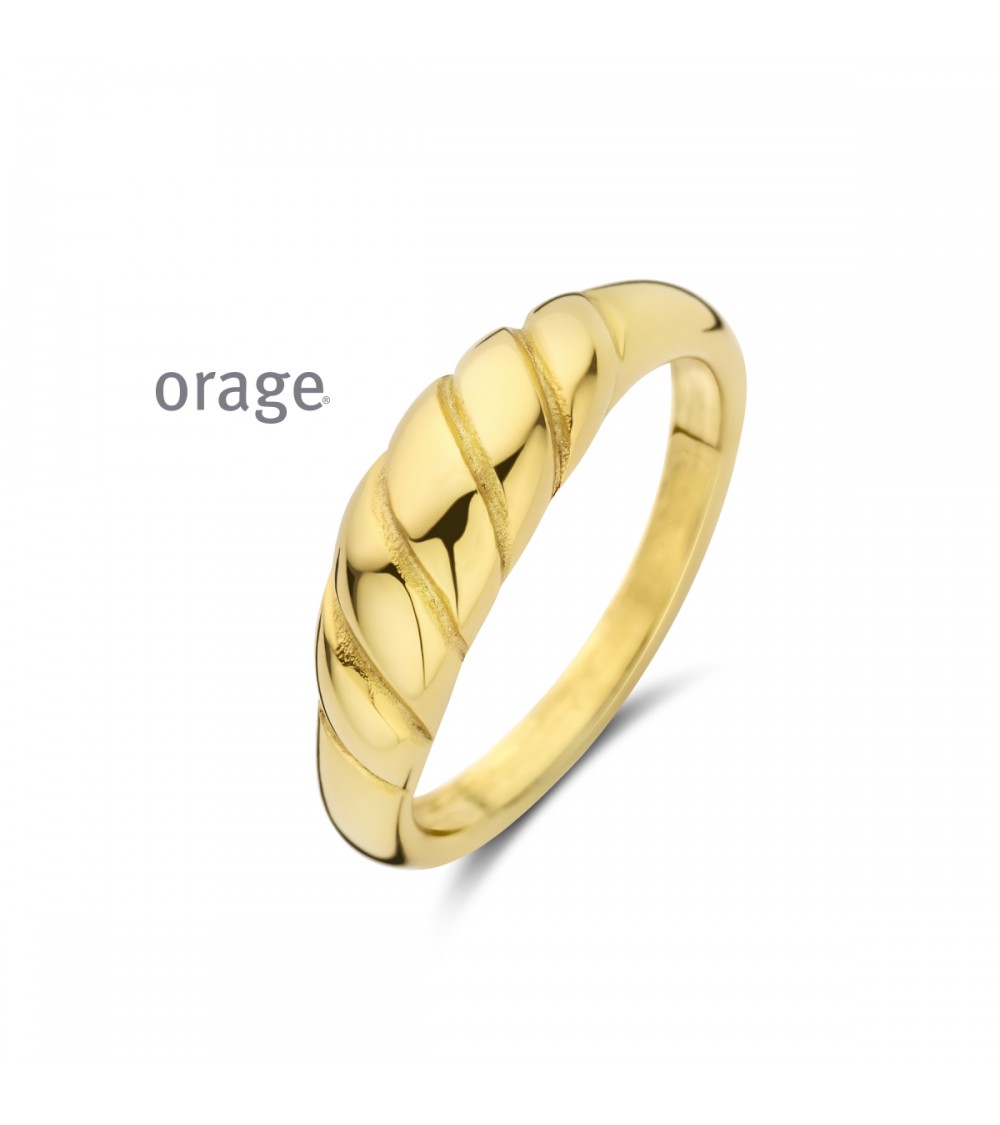 Bague Orage plaqué or pour femmes - Bijouterie Cécile