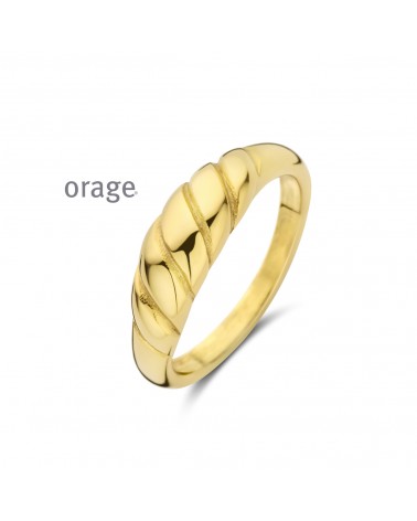 Bague Orage plaqué or pour femmes - Bijouterie Cécile