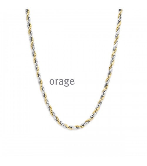 Bracelet argent et plaqué or Orage - Bijouterie Cécile