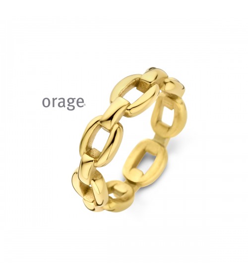 Bague Orage plaqué or pour femmes - Bijouterie Cécile