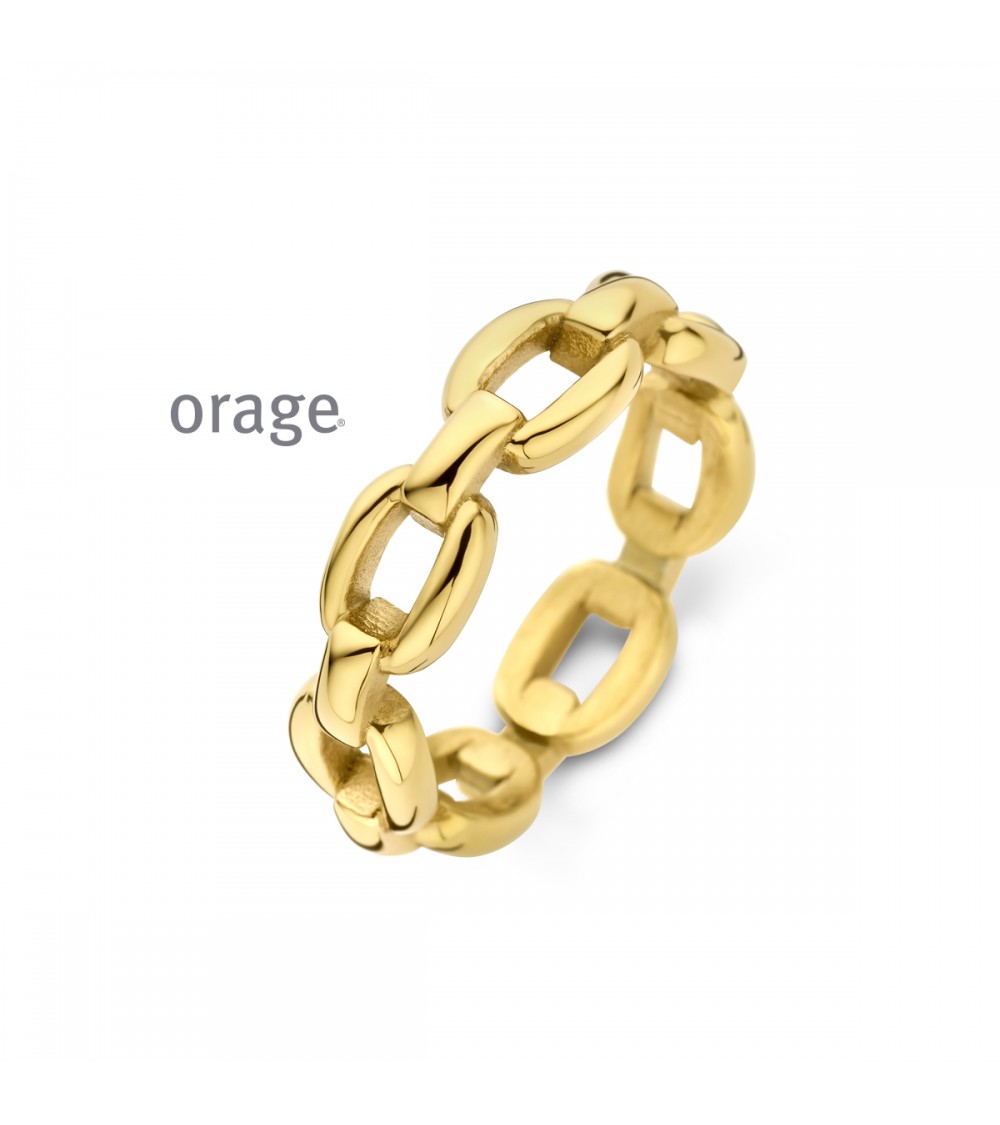 Bague Orage plaqué or pour femmes - Bijouterie Cécile