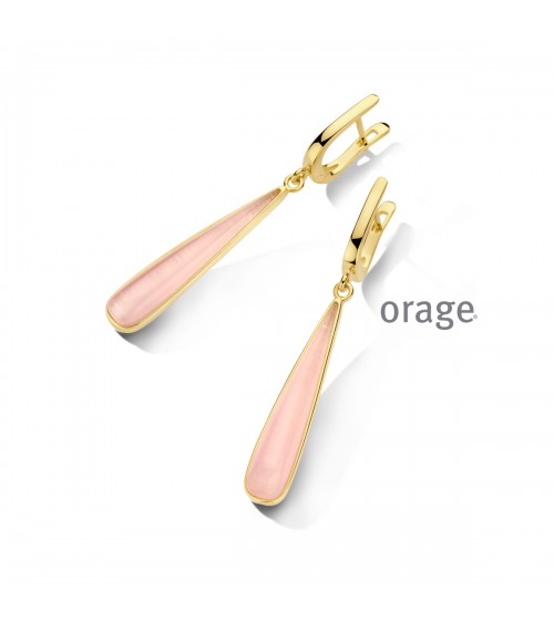 Boucles Orage plaqué or pour femmes - Bijouterie Cécile