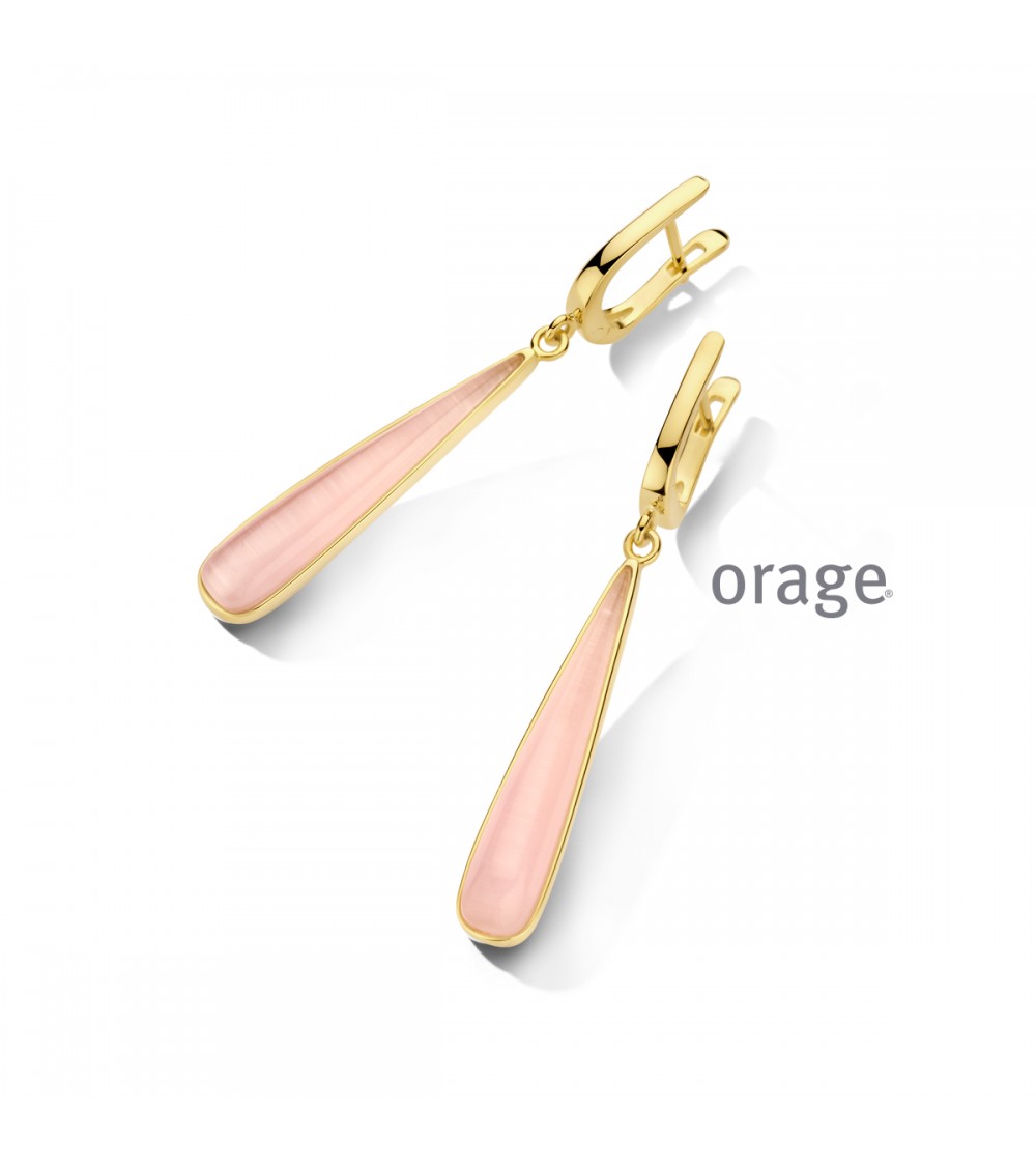 Boucles Orage plaqué or pour femmes - Bijouterie Cécile