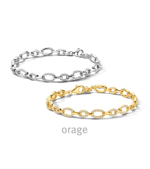 Bracelet argent ou plaqué or - Orage pour femme - Bijouterie Cécile