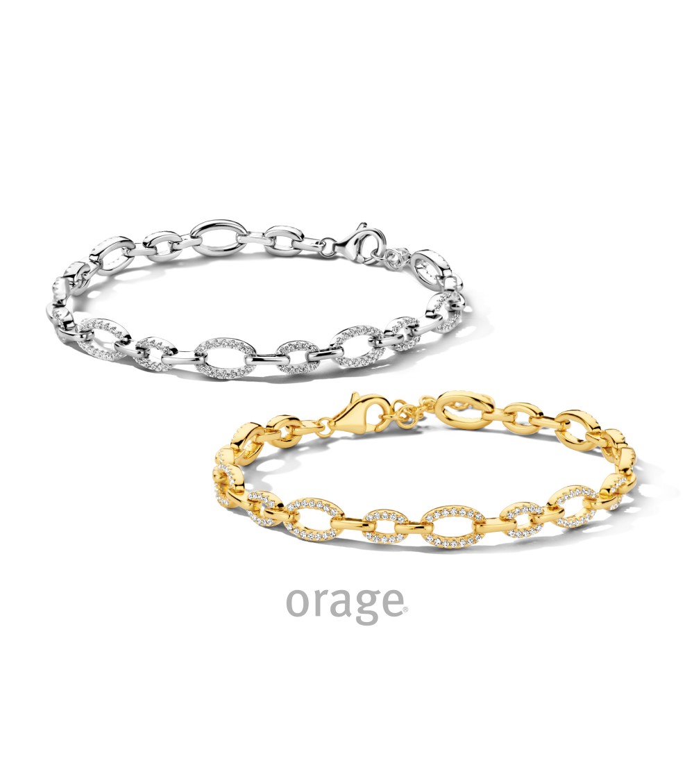 Bracelet argent ou plaqué or - Orage pour femme - Bijouterie Cécile