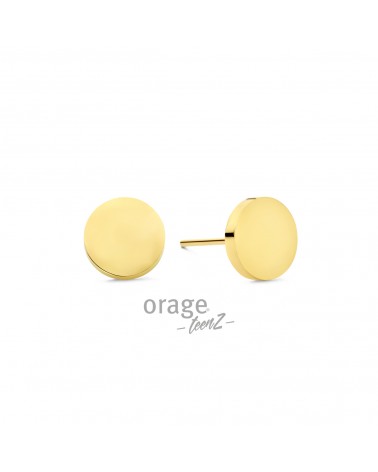 Boucles d'oreilles plaqué or - Orage - Collection TeenZ