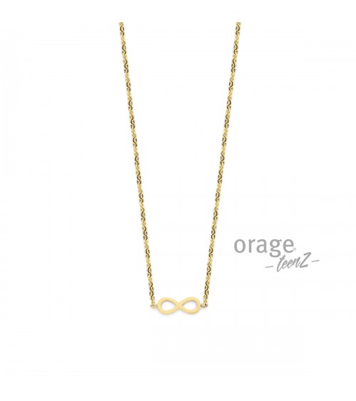 Collier plaqué or - Orage - Collection TeenZ