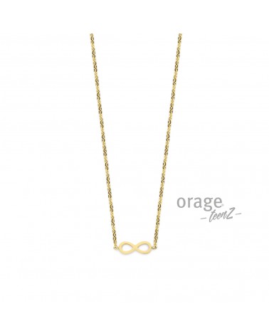 Collier plaqué or - Orage - Collection TeenZ