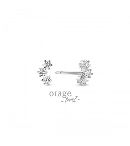 Boucles d'oreilles Argent - Orage - Collection TeenZ