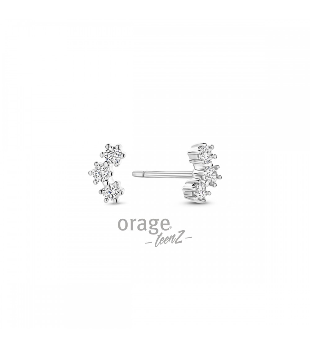 Boucles d'oreilles Argent - Orage - Collection TeenZ