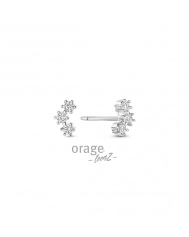 Boucles d'oreilles Argent - Orage - Collection TeenZ