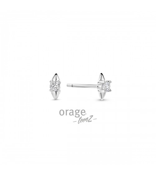 Boucles d'oreilles argent - Orage - Collection TeenZ