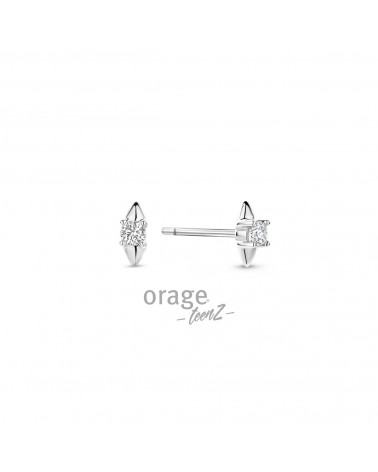 Boucles d'oreilles argent - Orage - Collection TeenZ
