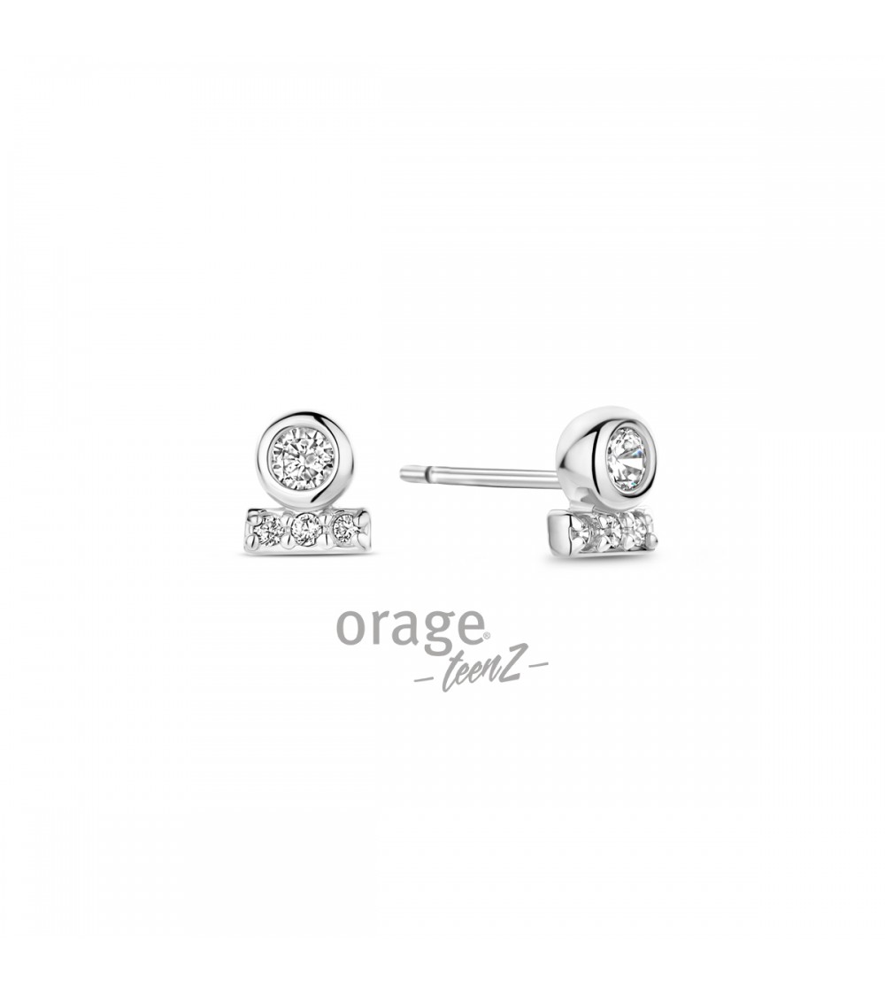 Boucles d'oreilles Argent - Orage - Collection TeenZ