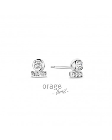 Boucles d'oreilles Argent - Orage - Collection TeenZ