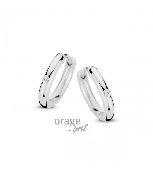 Boucles d'oreilles plaqué or - Orage - Collection TeenZ