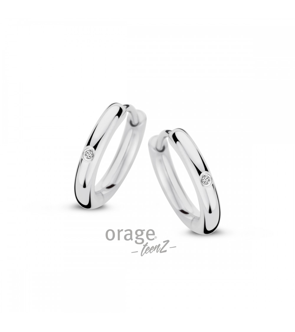 Boucles d'oreilles plaqué or - Orage - Collection TeenZ