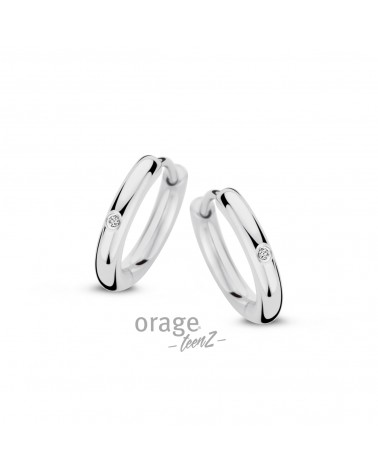 Boucles d'oreilles plaqué or - Orage - Collection TeenZ