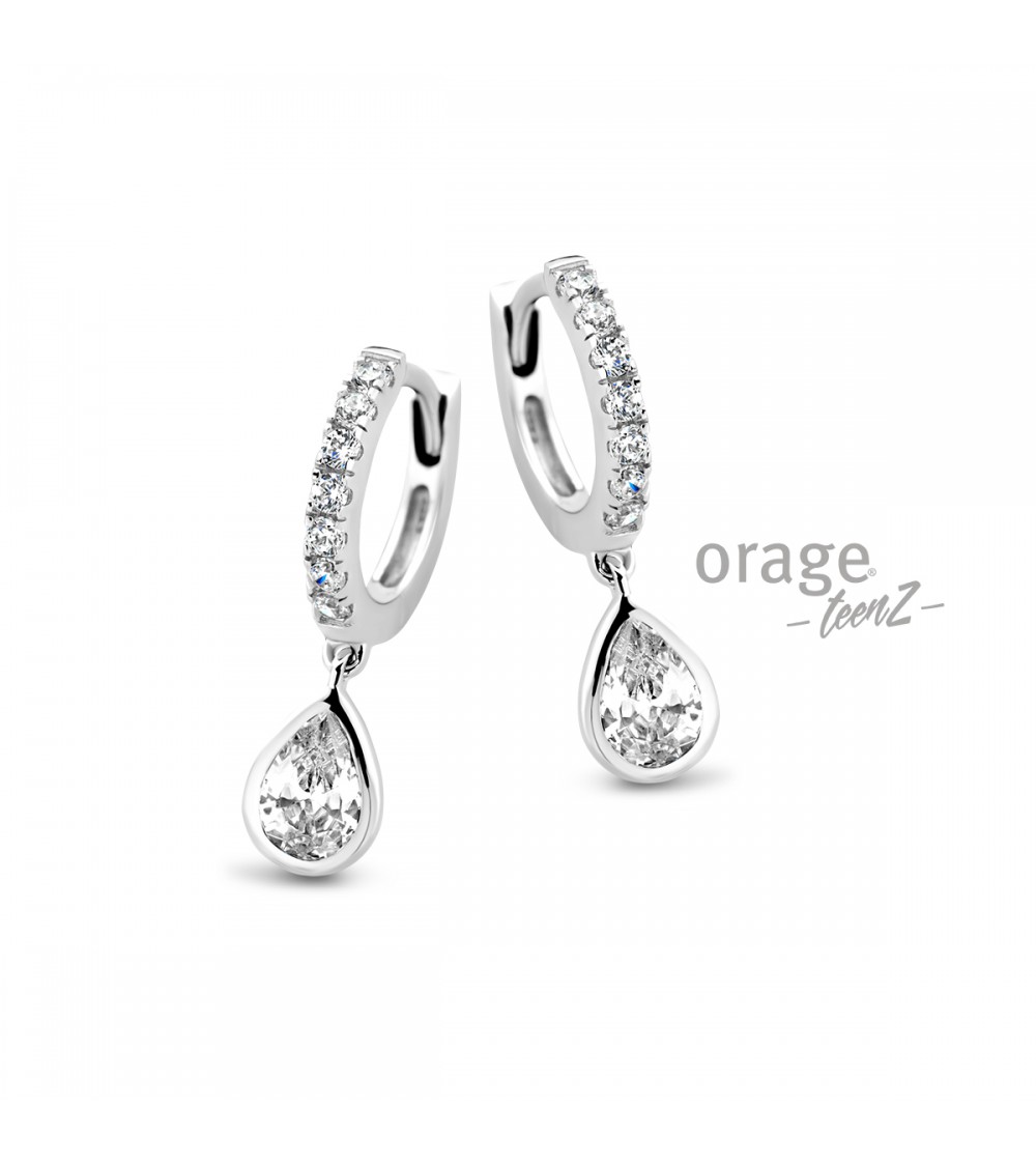 Boucles d'oreilles Argent - Orage - Collection TeenZ