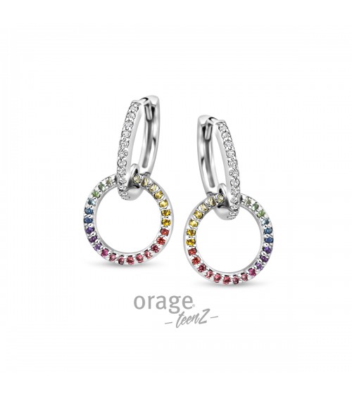 Boucles d'oreilles Argent - Orage - Collection TeenZ