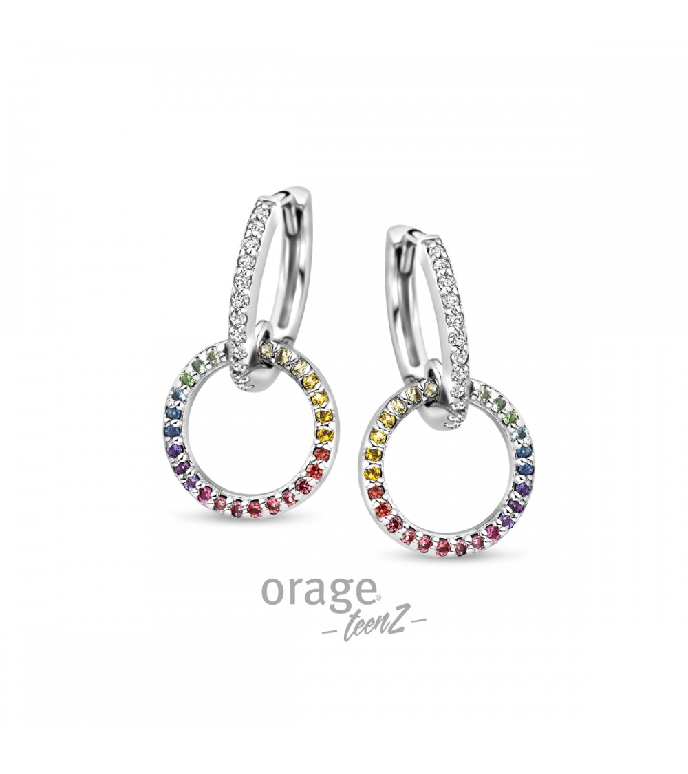 Boucles d'oreilles Argent - Orage - Collection TeenZ