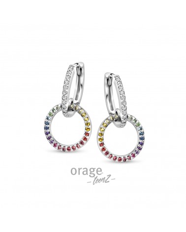 Boucles d'oreilles Argent - Orage - Collection TeenZ