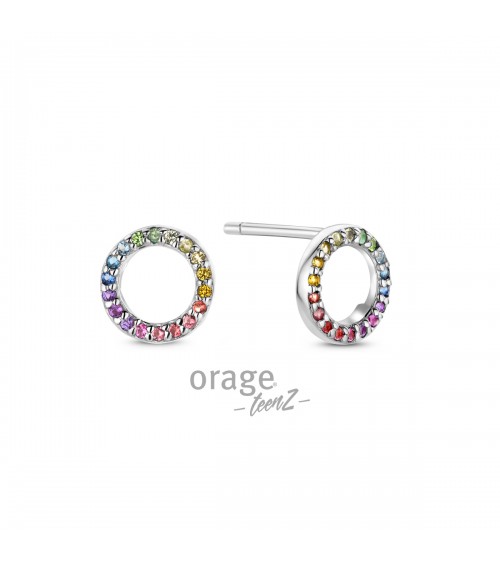 Boucles d'oreilles Argent - Orage - Collection TeenZ