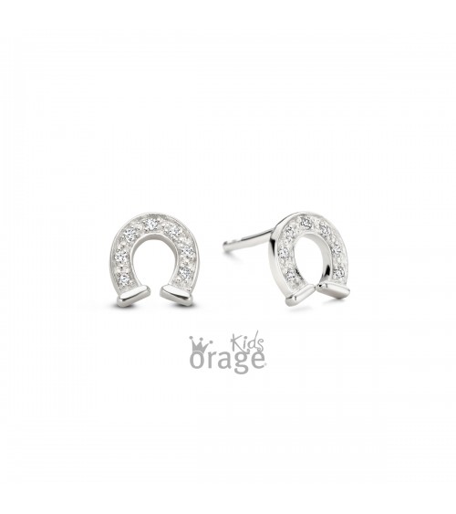 Boucles d'oreilles - Argent - Plaqué or - Orage -  Collection kids